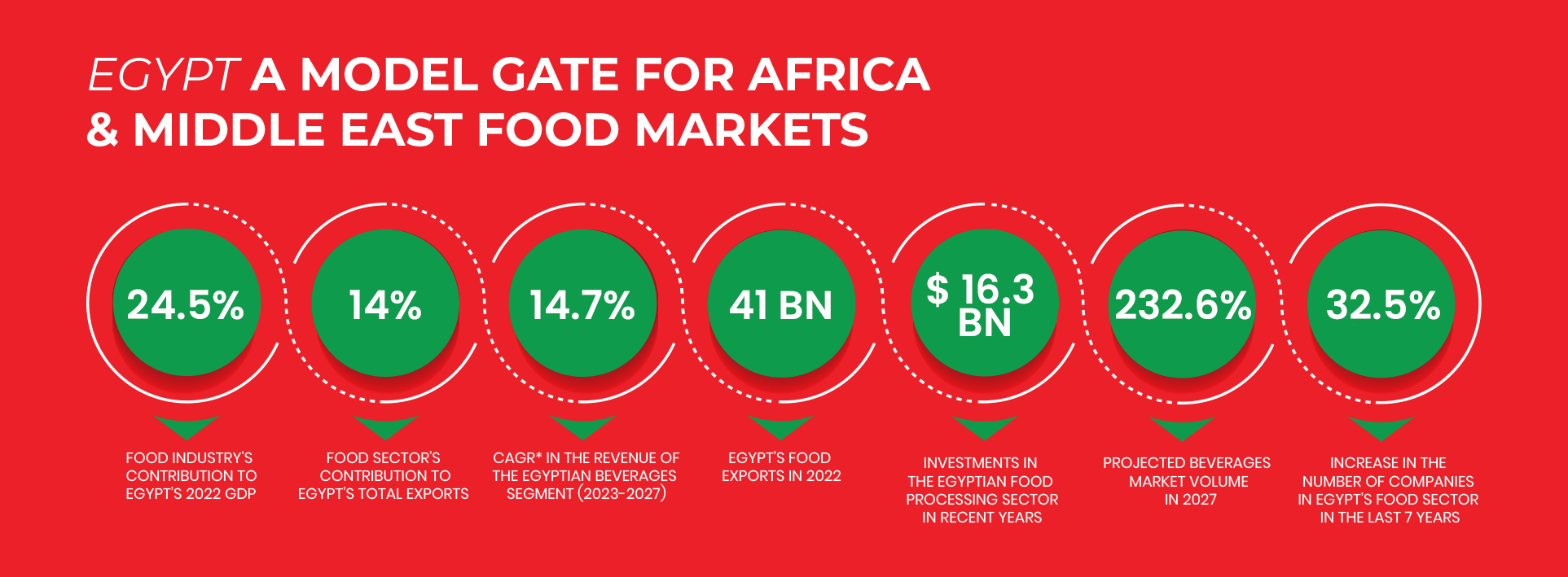 EGYPT: A MODEL GATE FOR AFRICA & MIDDLE EAST FOOD MARKETS